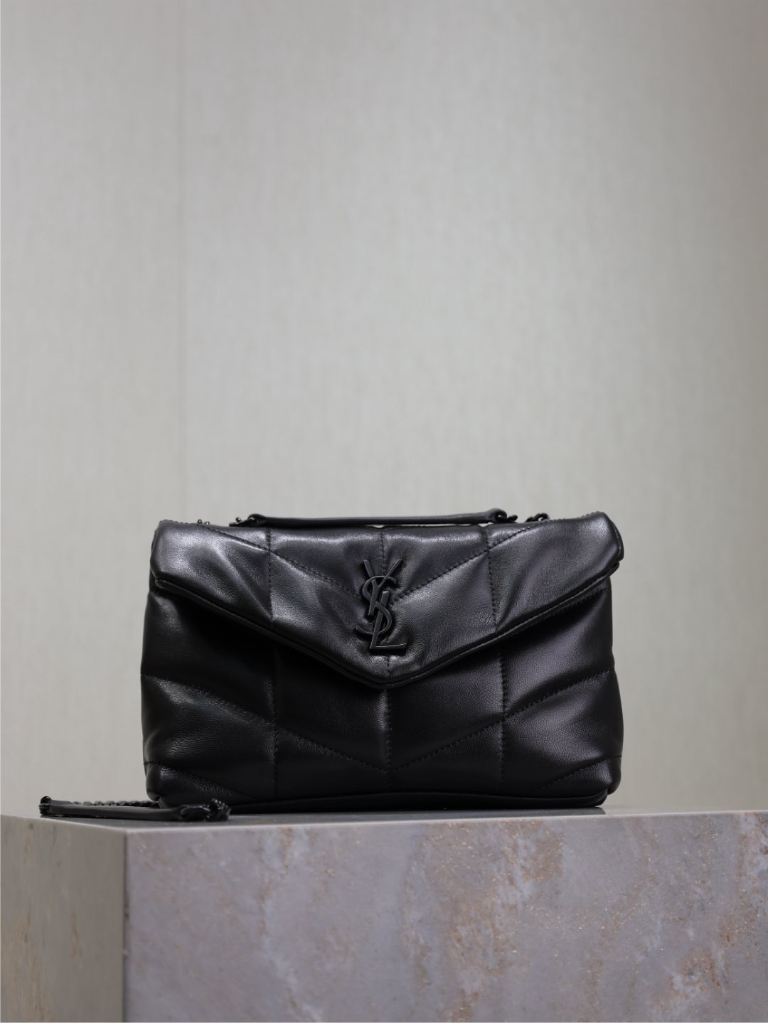YSL Loulou Puffer Bag with Black Hardware S/M/L - Image 2