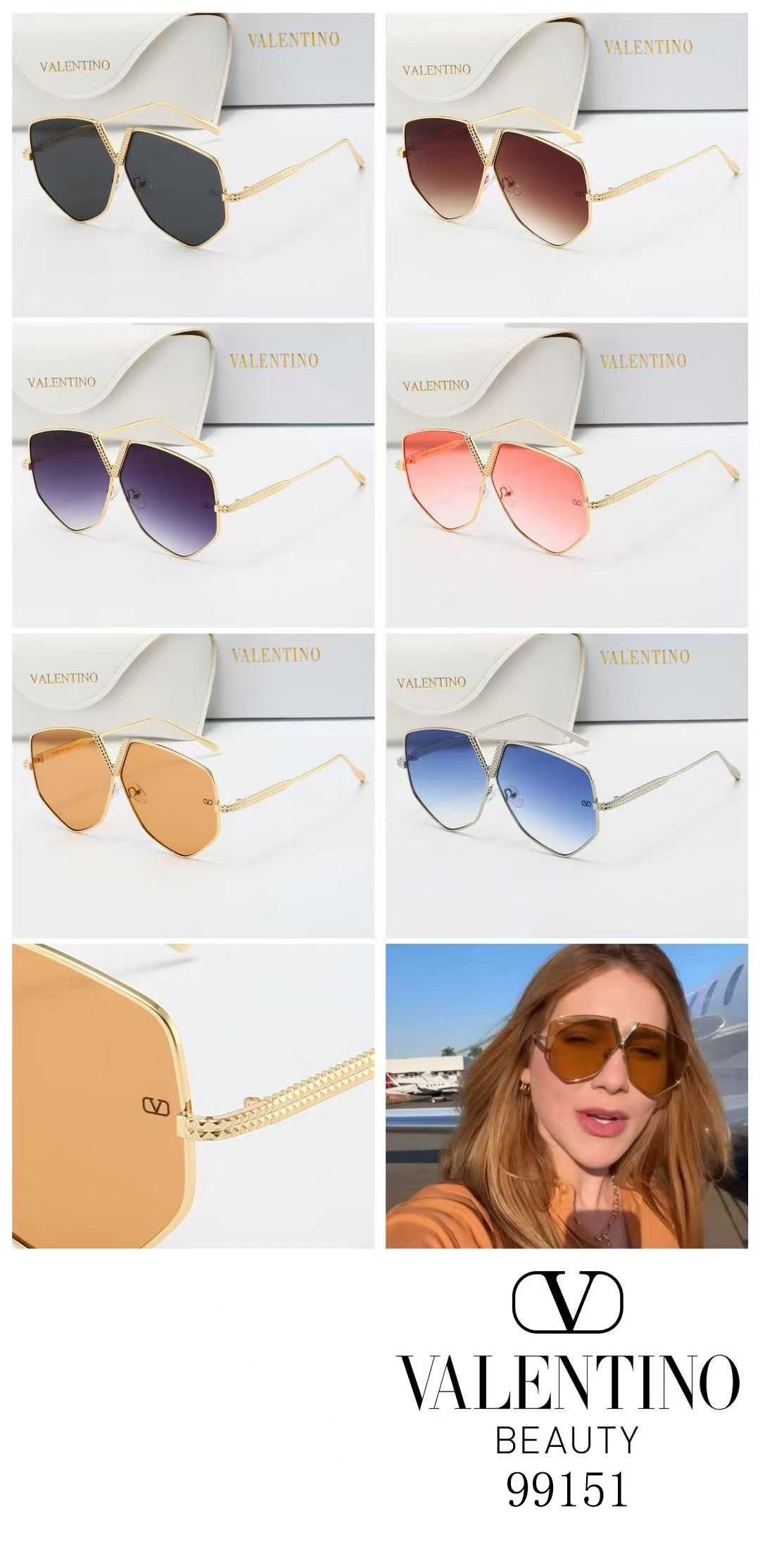 Valentino Fashionable Sunglasses - Image 1