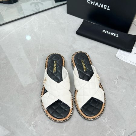 Chanel women's gold sandals - Image 2
