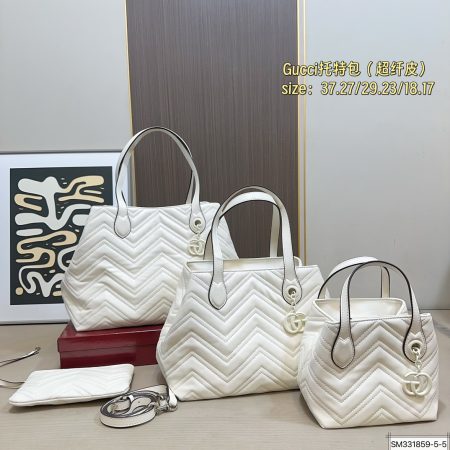 Gucci Gg Marmont Quilted Tote Bag - Image 2