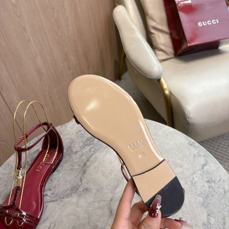 Gucci Bamboo Sandals - Image 12