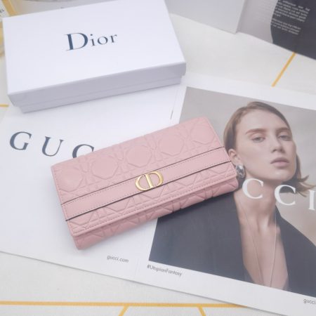 Dior Quilted Leather Long Wallet - Image 5