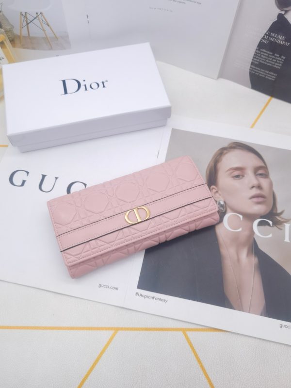 Dior Quilted Leather Long Wallet