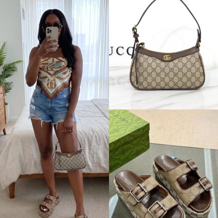 Gucci Shoes & Bag Set
