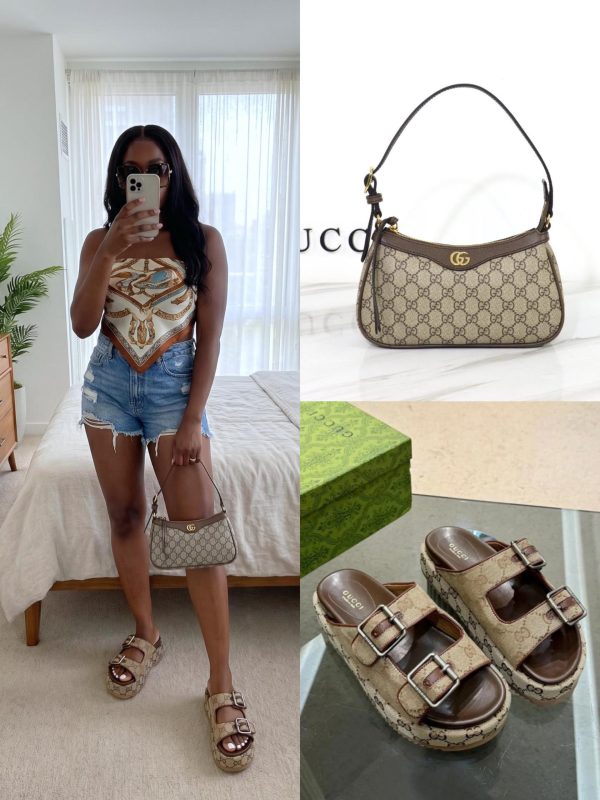 Gucci Shoes & Bag Set