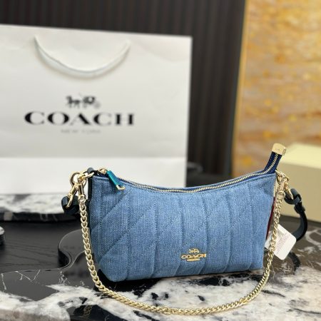 Coach diamond-quilted chain bag - Image 2