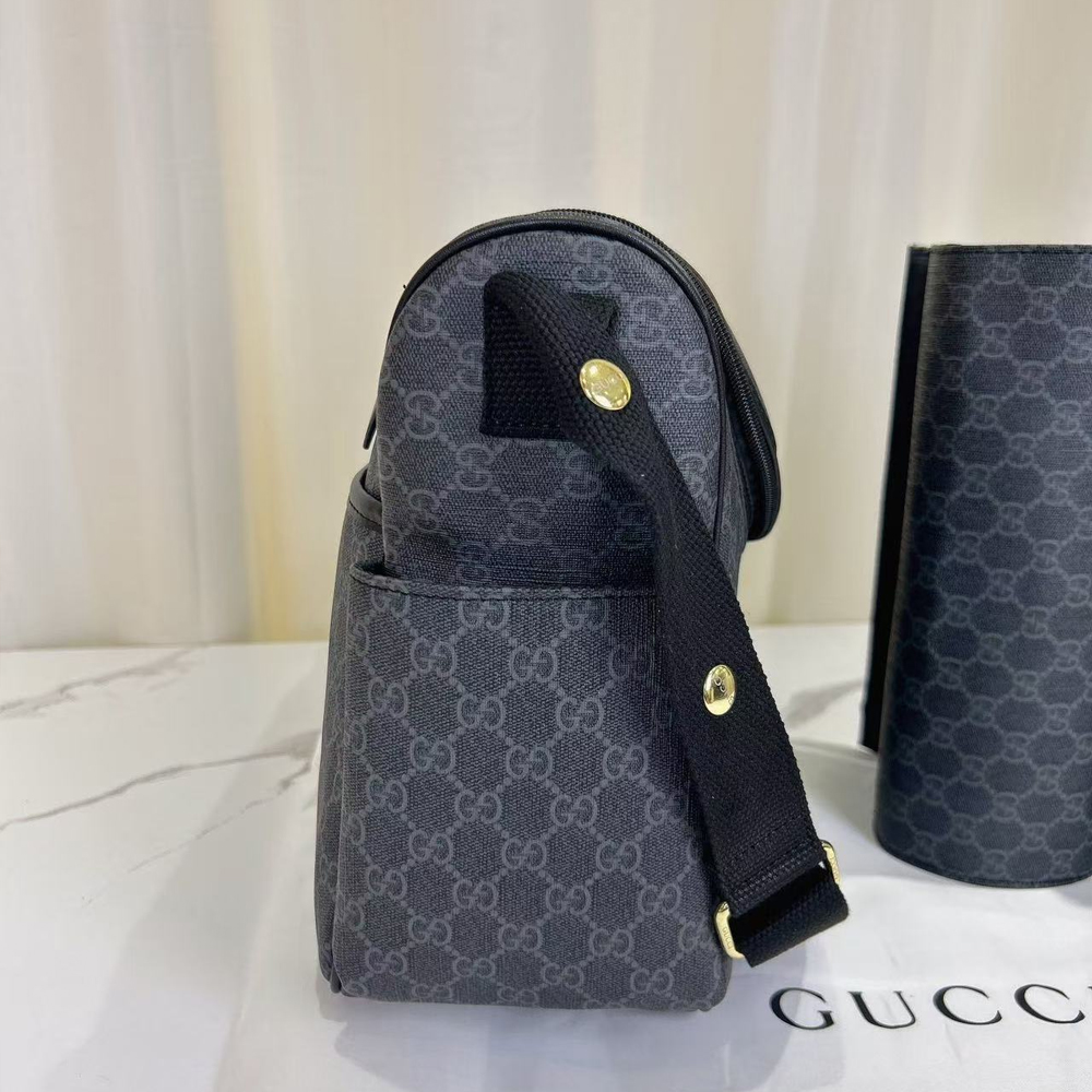 Gucci Baby Diaper Bag Black - Image 5