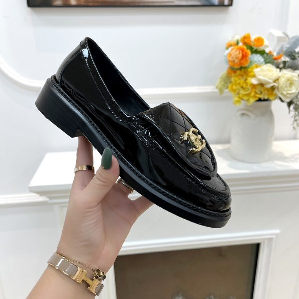 Chanel Retro Loafers Lacquer