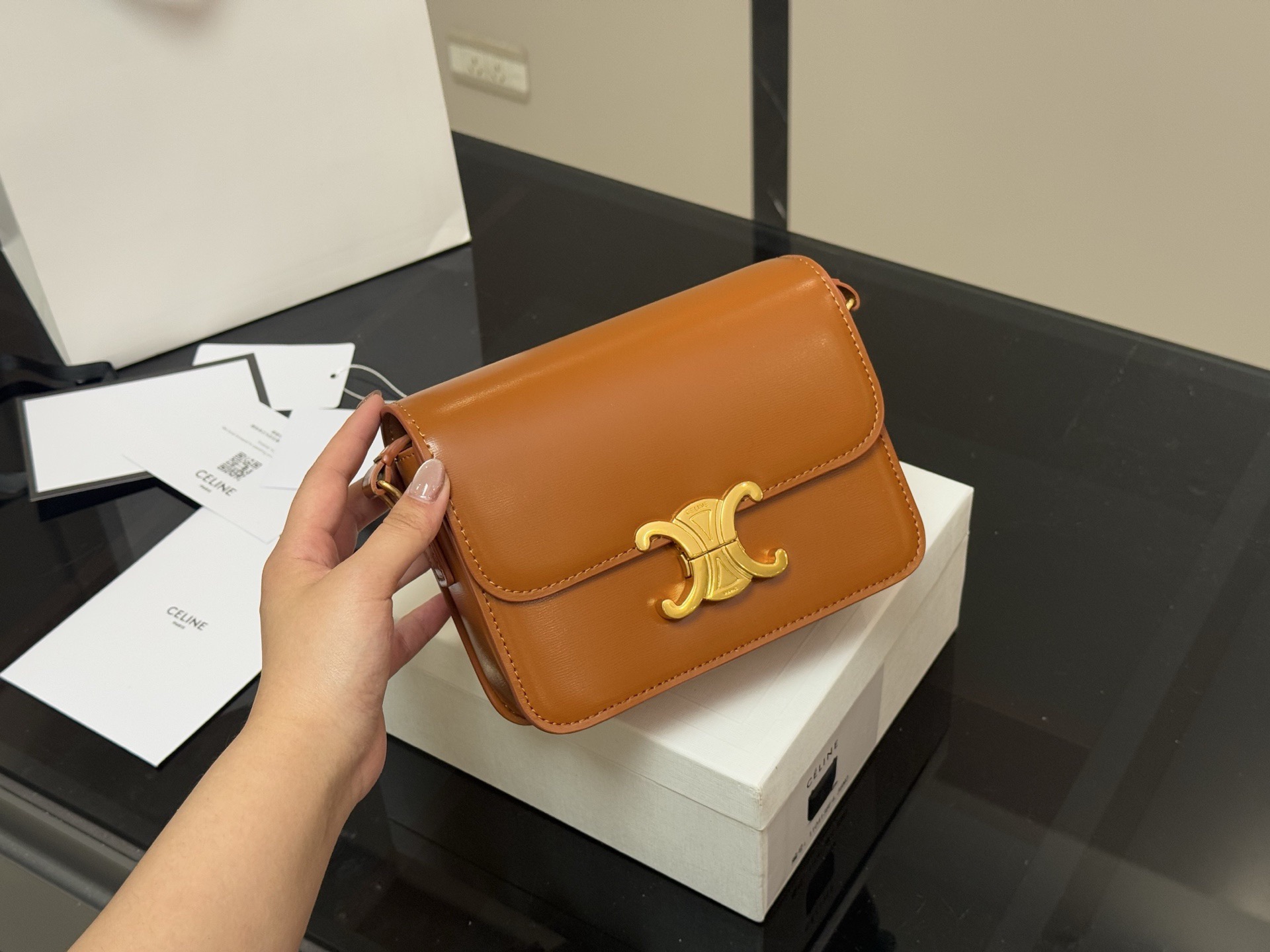 Celine Medium Triomphe Bag - Image 2