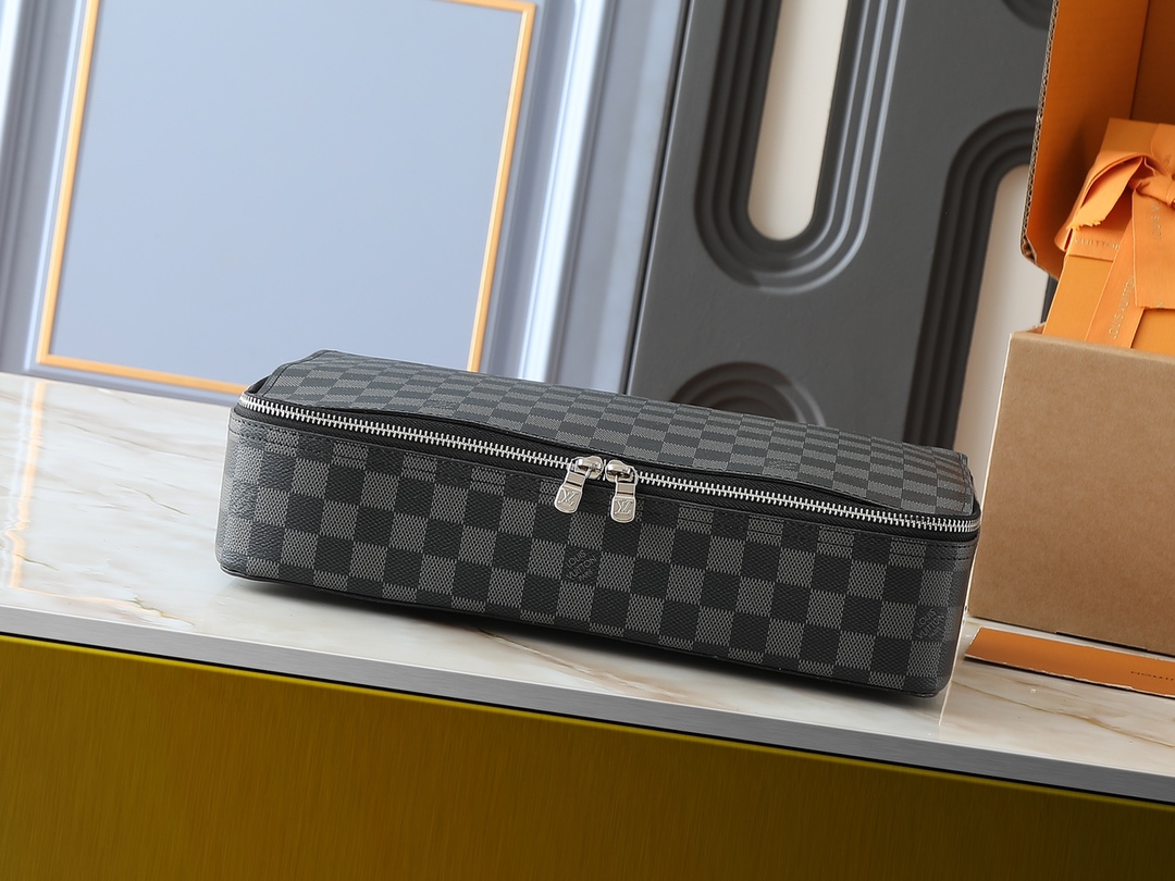 LV Monogram Storage Case Makeup Bag - Image 2