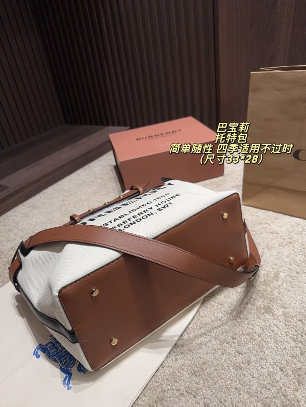 Burberry Cotton Canvas TripleStud Belt Bag