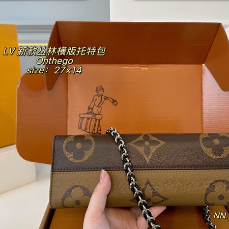 LV OnTheGo East West Chain Monogram Bag - Image 3