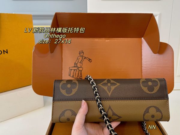 LV OnTheGo East West Chain Monogram Bag