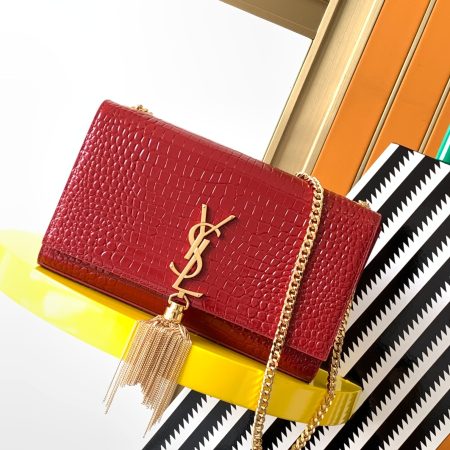 YSL Kate 24cm Crocodile Pattern Bag - Top Quality - Image 3