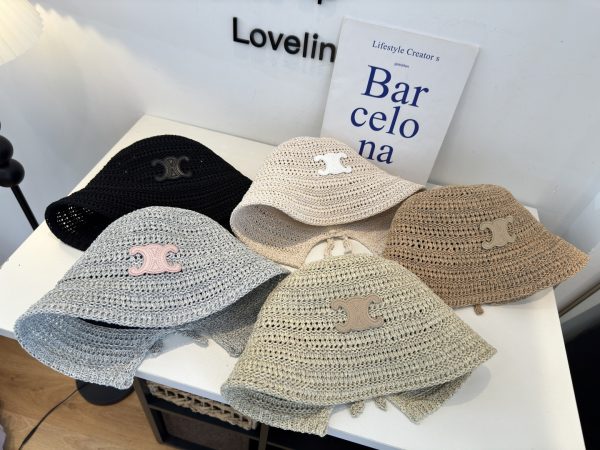 Céline Knitted Boater Hat