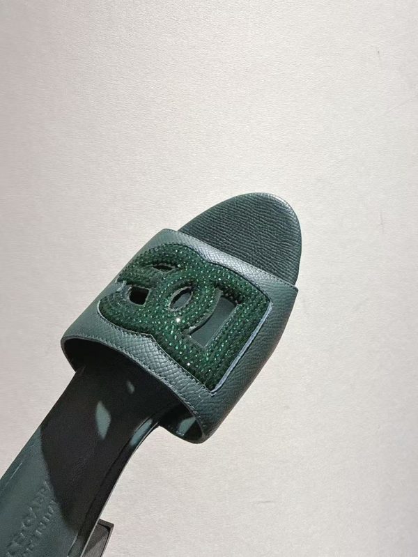 Dolce Gabbana  Chunky-Heel Sandals