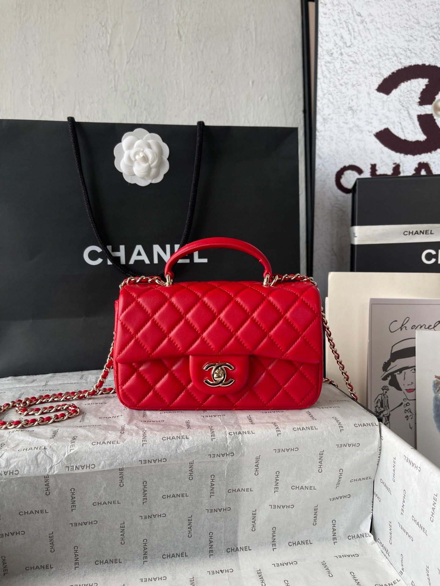Chanel CF Handbag - Image 15