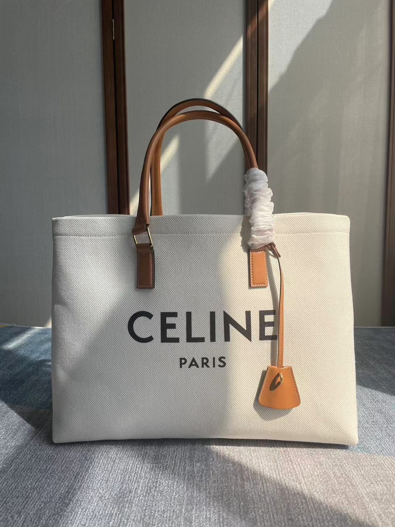 Celine Canvas Tote Bag - Image 1