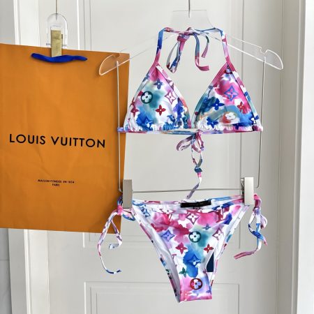 LV Two-Piece Swimsuit Swimwear - Image 1