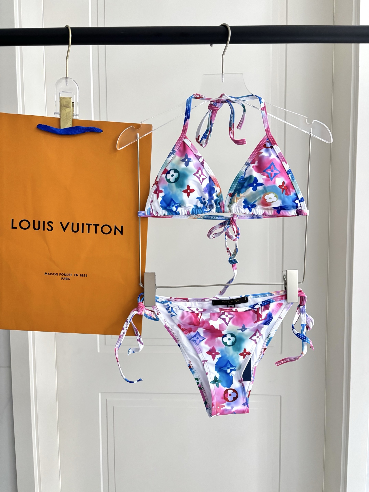 LV Two-Piece Swimsuit Swimwear - Image 1