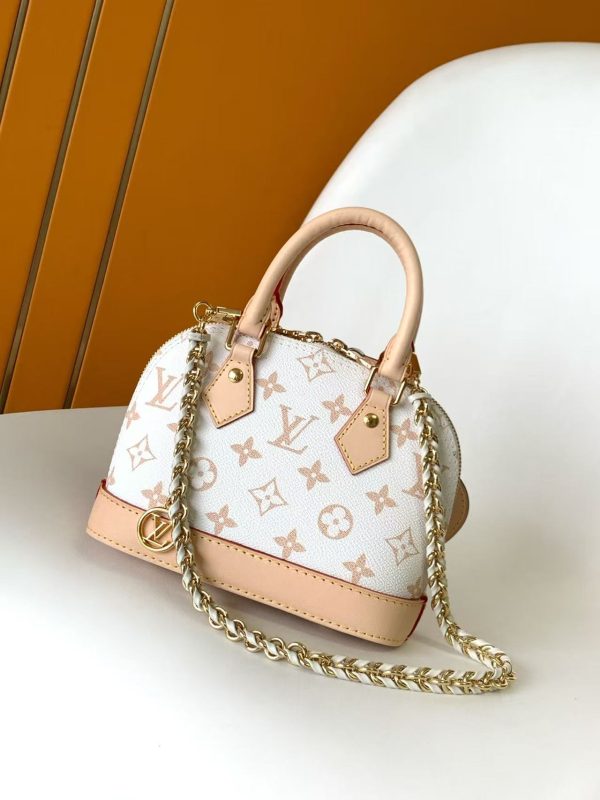 LV Alma BB Mini White