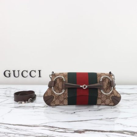 Gucci Horsebit Chain Shoulder Bag - Image 1