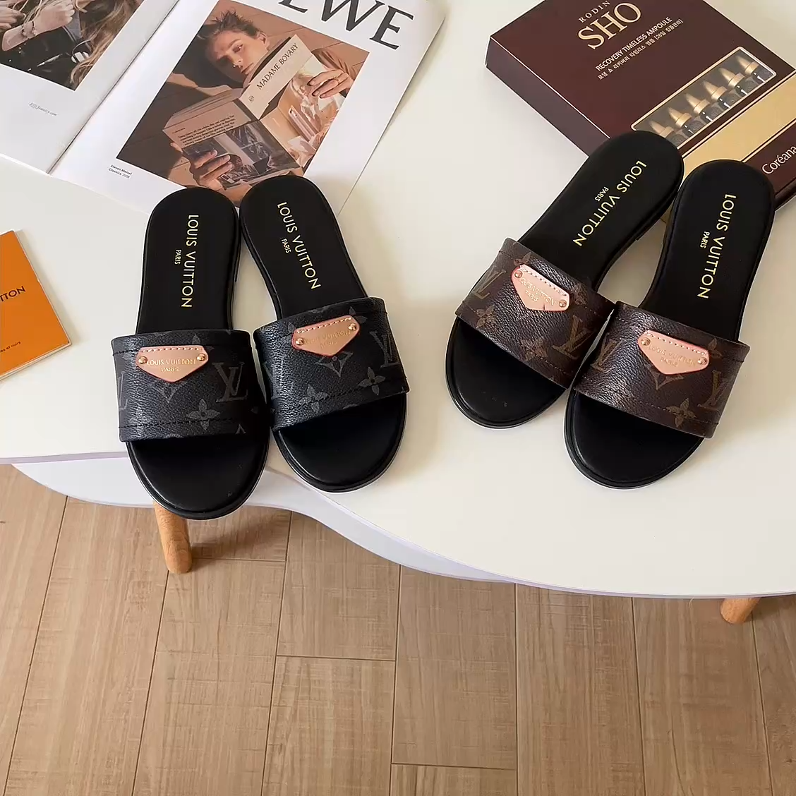 LV  Takashi Murakami Slippers - Image 1
