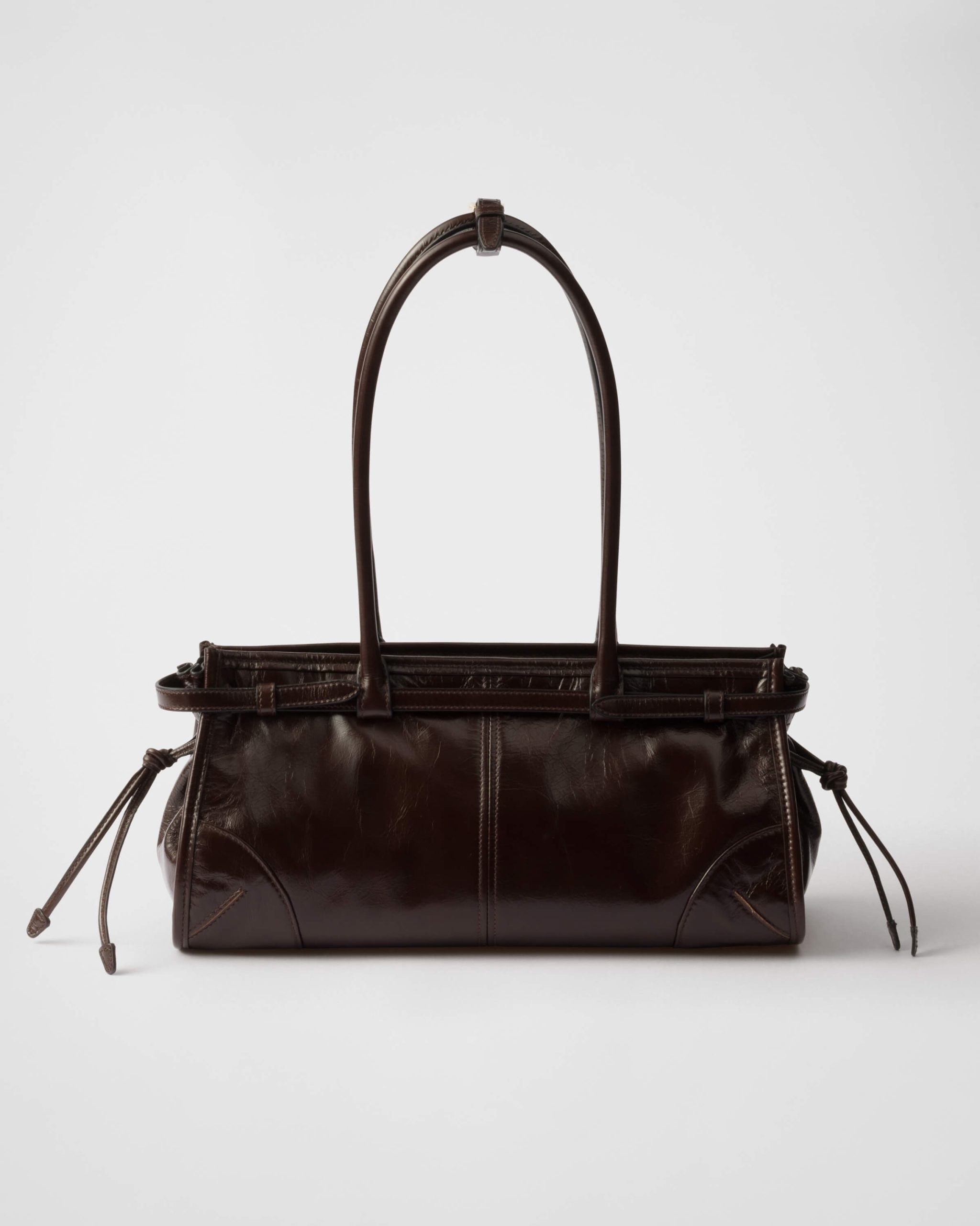 Prada Tote Bag Brown Soft-Lux Handbag Top Quality - Image 5