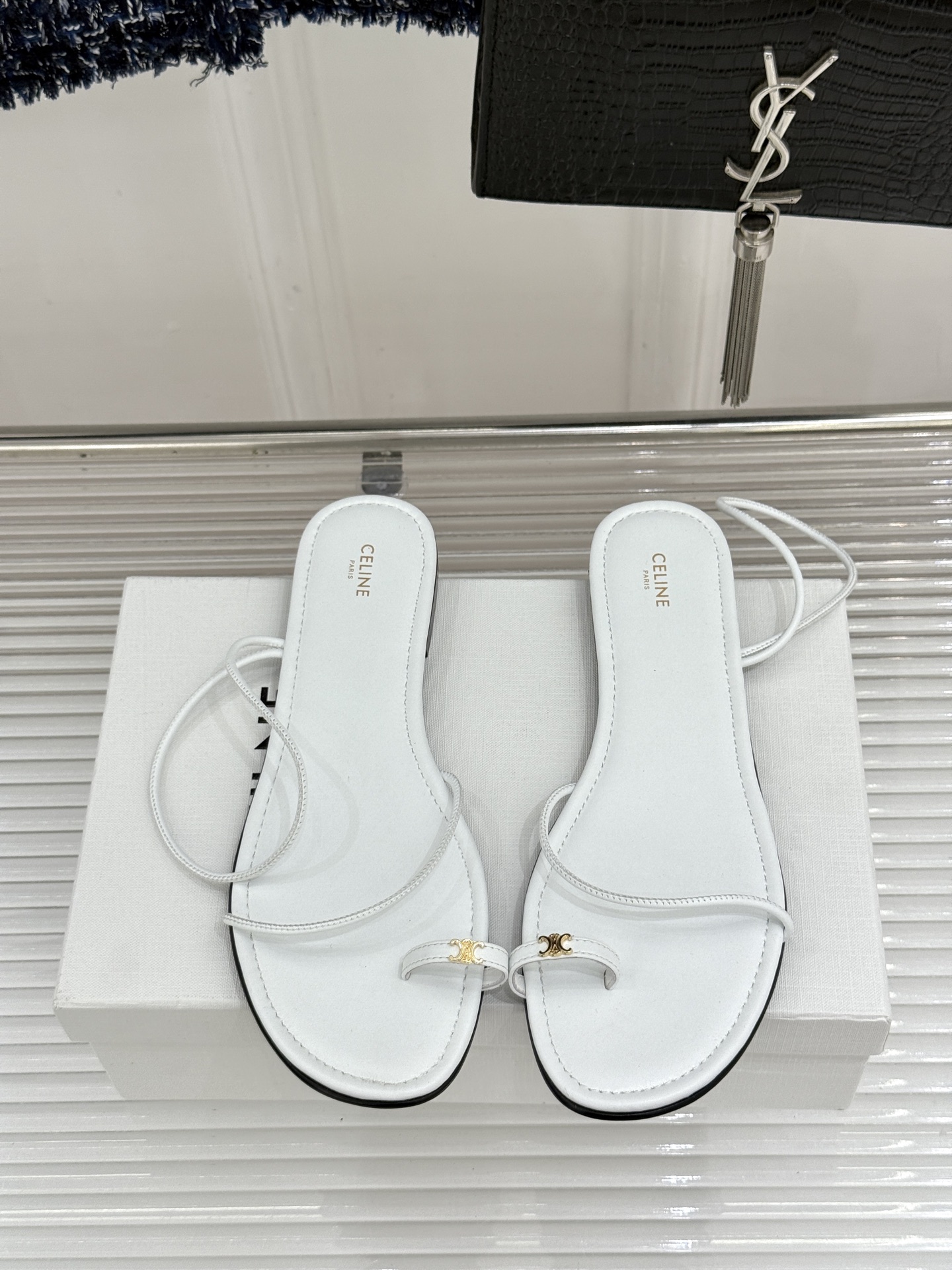 Celine Open-Toe Flat Sandals - Image 4