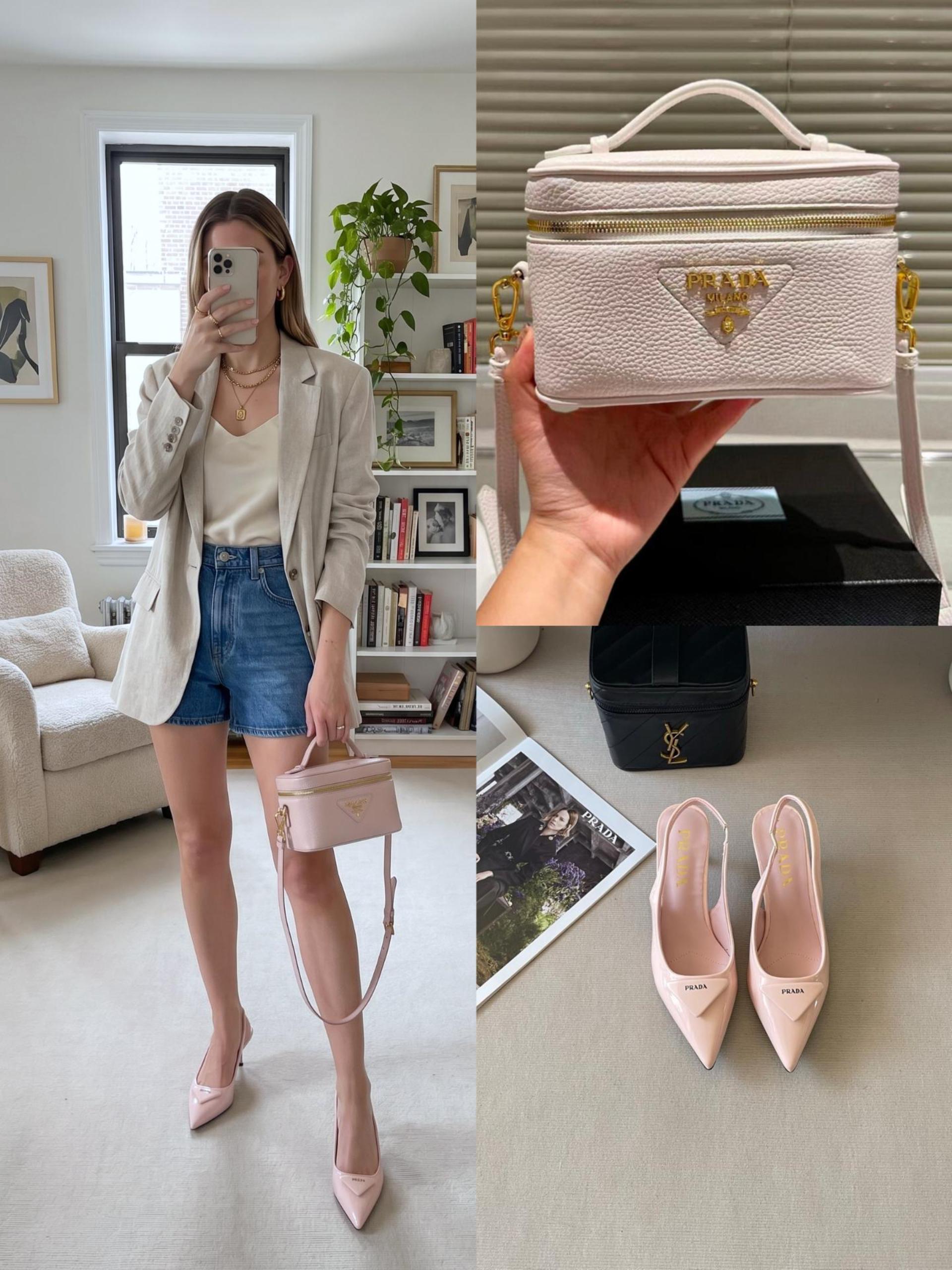 Prada Shoes & Bag Set - Image 1