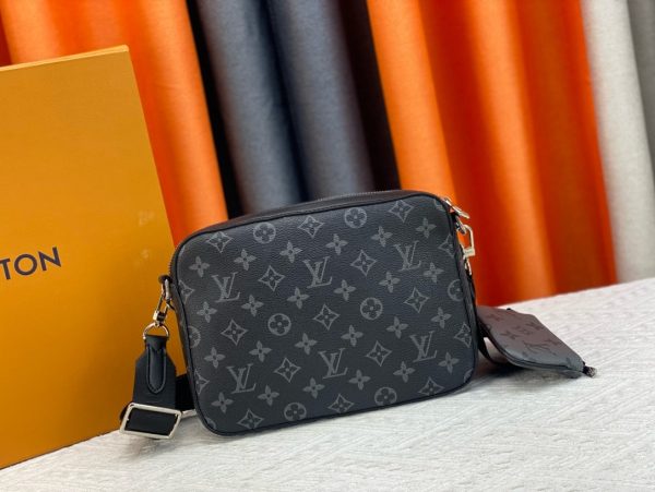 LV Reverse Monogram Eclipse Trio Messenger Bag