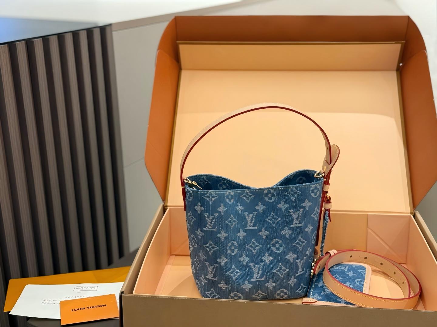LV All In BB Monogram Denim Bag - Image 2