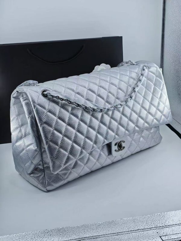 Chanel CF 45 Caviar Airlines XXL Flap Travel Bag