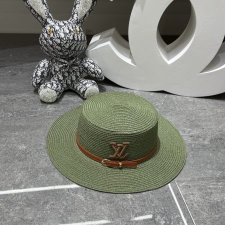 LV Flat-Top Straw Ha - Image 3