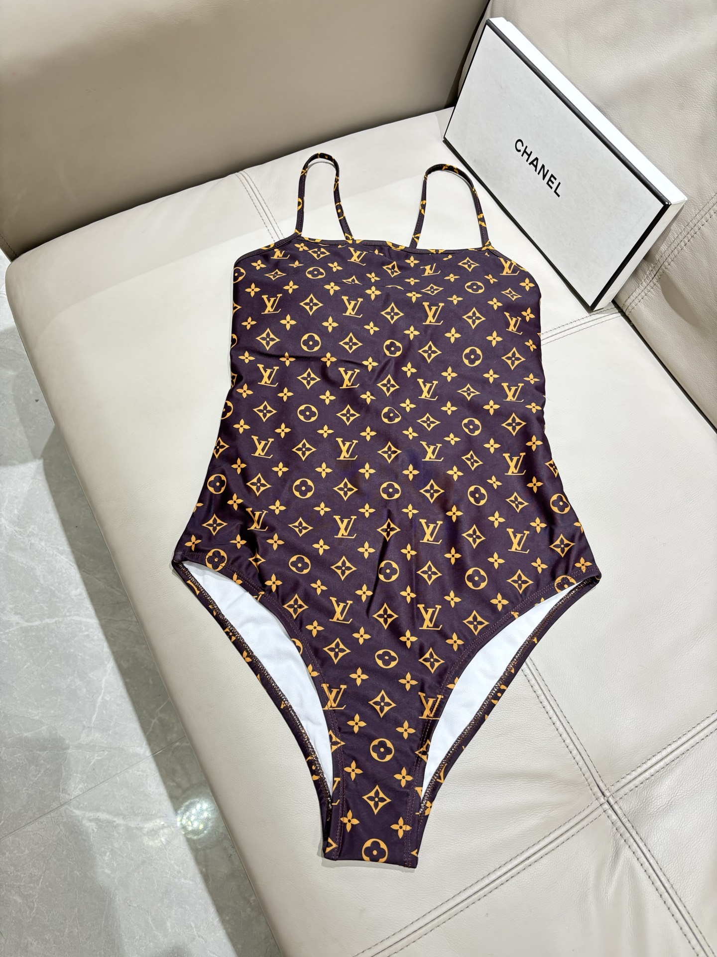 LV One-Piece Swimsuit Swimwear - Image 6