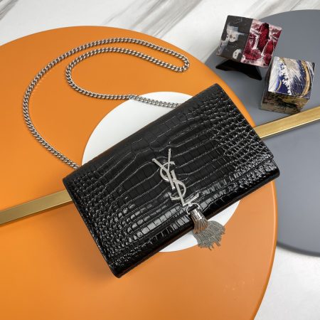 YSL Kate 24cm Crocodile Pattern Bag - 10A - Image 2