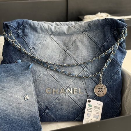 Chanel 23P Denim Bag - Image 2